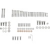 Set de șuruburi cromate cu striații pentru motor DRAG SPECIALTIES MK105