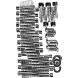 Set de șuruburi cromate cu cap cilindric pentru capac principal/cameră neted DRAG SPECIALTIES MK188S Set de șuruburi cromate cu cap cilindric pentru capac principal/cameră neted DRAG SPECIALTIES MK188S