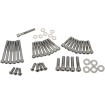 Set de șuruburi cromate cu cap tip socket pentru capac principal/cameră cu striații DRAG SPECIALTIES MK188 Set de șuruburi cromate cu cap tip socket pentru capac principal/cameră cu striații DRAG SPECIALTIES MK188 thumb
