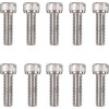 Set de șuruburi cu cap cromat pentru acoperire primară knurled DRAG SPECIALTIES MK159