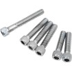 Set de șuruburi cromate pentru capacul axului cu came cu striații DRAG SPECIALTIES MK239 Set de șuruburi cromate pentru capacul axului cu came cu striații DRAG SPECIALTIES MK239 thumb