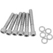 Set de șuruburi cromate pentru capacul axului cu came cu striații DRAG SPECIALTIES MK212 Set de șuruburi cromate pentru capacul axului cu came cu striații DRAG SPECIALTIES MK212 thumb