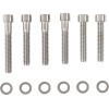 Set de șuruburi cromate pentru capacul axului cu came smooth DRAG SPECIALTIES MK212S