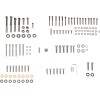Set de șuruburi cromate pentru motor cu capete netede DRAG SPECIALTIES MK223S