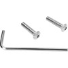 Set de șuruburi pentru capacul punctului cu cap cromat DRAG SPECIALTIES MK125