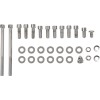 Set de șuruburi cromate pentru montarea motorului cu capete netede DRAG SPECIALTIES MK264S