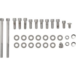 Set de șuruburi cromate pentru montarea motorului cu capete netede DRAG SPECIALTIES MK264S