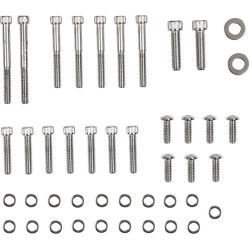 Set de șuruburi cromate pentru acoperire primară cu cap canelat DRAG SPECIALTIES MK266 Set de șuruburi cromate pentru acoperire primară cu cap canelat DRAG SPECIALTIES MK266