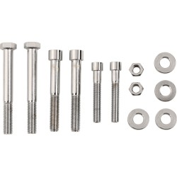 Set de șuruburi cromate pentru montarea motorului cu capete netede DRAG SPECIALTIES MK267S