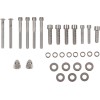 Set de șuruburi cromate pentru capacul transmisiei cu cap neted DRAG SPECIALTIES MK268S