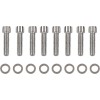 Set de șuruburi cromate pentru bază de ridicare cu cap neted DRAG SPECIALTIES MK378S