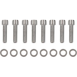 Set de șuruburi cromate pentru bază de ridicare cu cap neted DRAG SPECIALTIES MK378S Set de șuruburi cromate pentru bază de ridicare cu cap neted DRAG SPECIALTIES MK378S