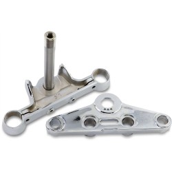 Clema triplă FL-STYLE netedă 41MM crom DRAG SPECIALTIES 222939-BX-LB1