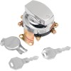 Cheie de contact cromată cu 6 terminale pentru FATBOB DRAG SPECIALTIES 272098-BC118
