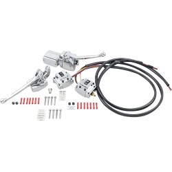 Seturi de control ghidon cu chei crom DRAG SPECIALTIES 42375-LBX2 Seturi de control ghidon cu chei crom DRAG SPECIALTIES 42375-LBX2