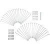 Set spițe față/spate 6.75