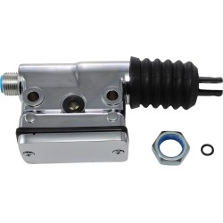 Pompa principală de frână spate cromată 3/4 Pompa principală de frână spate cromată 3/4