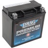 Baterie premium (GYZ) 12V plumb-acid înlocuitor 150 mm x 87 mm x 145 mm negru DRAG SPECIALTIES DRSM7216HL