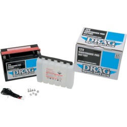 Baterie AGM de înaltă performanță 12V plumb-acid înlocuitor 205 mm x 87 mm x 162 mm negru DRAG SPECIALTIES DTX24HL-BS-EU Baterie AGM de înaltă performanță 12V plumb-acid înlocuitor 205 mm x 87 mm x 162 mm negru DRAG SPECIALTIES DTX24HL-BS-EU