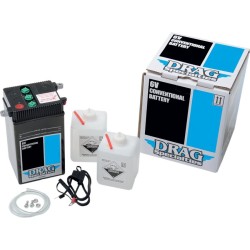 Set baterie convențională reîncărcabilă 6V acid-plumb înlocuire 115 mm x 100 mm x 214 mm negru DRAG SPECIALTIES DH-2FP-EU Set baterie convențională reîncărcabilă 6V acid-plumb înlocuire 115 mm x 100 mm x 214 mm negru DRAG SPECIALTIES DH-2FP-EU