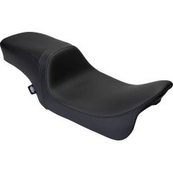 Șa Predator 2Up - Piele Solar - neagră - netedă - FLH DRAG SPECIALTIES 08801-1495