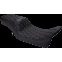 Șa Predator 2up cu opțiune pentru spătar Blk DD vinil FLH 08-23 DRAG SPECIALTIES 0801-1500