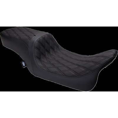 Șa Predator 2up cu opțiune pentru spătar Blk DD vinil FLH 08-23 DRAG SPECIALTIES 0801-1500