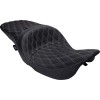 Șa Freedom Tour, Bk DD cu Sv stch vinil, FLHT/R/X, FLHTC/U/G DRAG SPECIALTIES 08011506-4676C