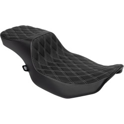 Șa Predator 2up Performance DD Slvr Vinyl Extended Reach DRAG SPECIALTIES 4691C