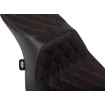 Șa Peformance Predator 2-up double diamond red vinyl DRAG SPECIALTIES 4692D Șa Peformance Predator 2-up double diamond red vinyl DRAG SPECIALTIES 4692D thumb
