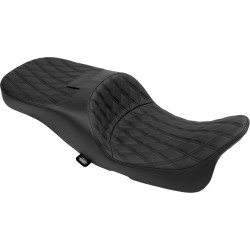 Șa Freedom extended reach DD stitch black vinyl touring DRAG SPECIALTIES 4696B Șa Freedom extended reach DD stitch black vinyl touring DRAG SPECIALTIES 4696B