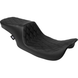 Șa Predator 2-Up - Double Diamond - cusătură neagră - FL DRAG SPECIALTIES 4695B