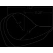 Șa față standard cu locaș pentru spătarul șoferului vinil negru DRAG SPECIALTIES 0802-0806 Șa față standard cu locaș pentru spătarul șoferului vinil negru DRAG SPECIALTIES 0802-0806 thumb