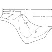 Șa PRED 111 netedă moale DRAG SPECIALTIES 0802-1144 Șa PRED 111 netedă moale DRAG SPECIALTIES 0802-1144 thumb