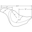 Șa PRED SMTH VNYL SOFT DRAG SPECIALTIES 0802-1181 Șa PRED SMTH VNYL SOFT DRAG SPECIALTIES 0802-1181 thumb