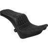 Șa Freedom - vinil - cusături negre duble diamant DRAG SPECIALTIES 4719B