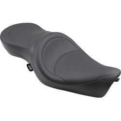 Șa wide low-profile spate 2-up vinil negru DRAG SPECIALTIES 0804-0298 Șa wide low-profile spate 2-up vinil negru DRAG SPECIALTIES 0804-0298