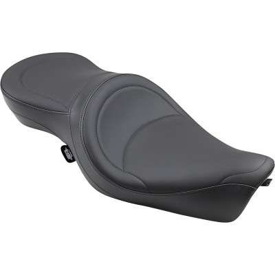 Șa wide low-profile spate 2-up vinil negru DRAG SPECIALTIES 0804-0298 Șa wide low-profile spate 2-up vinil negru DRAG SPECIALTIES 0804-0298