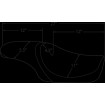 Șa PREDATOR lungime completă vinil negru DRAG SPECIALTIES 0804-0398 thumb