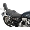 Șa low-profile double bucket neagră DRAG SPECIALTIES 0804-0625