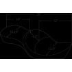 Șa low-profile double bucket neagră DRAG SPECIALTIES 0804-0625 Șa low-profile double bucket neagră DRAG SPECIALTIES 0804-0625 thumb