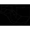 Șa PRED III FXR netedă DRAG SPECIALTIES 0805-0134 thumb