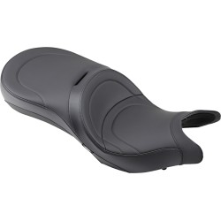 Șa low-profile touring mild stitched solar-reflective leather black DRAG SPECIALTIES 0810-1540 Șa low-profile touring mild stitched solar-reflective leather black DRAG SPECIALTIES 0810-1540