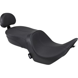 Șa cu profil jos pentru touring mild stitch low profile vinil negru DRAG SPECIALTIES 0810-1585