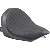 Șa solo față din piele neagră cu protecție solară DRAG SPECIALTIES 0810-1601