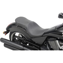 Șa spate cu profil jos din vinil negru DRAG SPECIALTIES 0810-1605