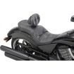 Șa spate cu profil redus din vinil negru DRAG SPECIALTIES 0810-1607 thumb