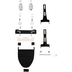 Set montaj spate și arc pentru șa față bolt-on oțel negru DRAG SPECIALTIES 0820-0060