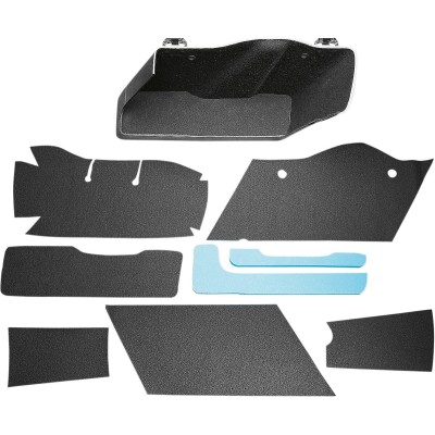 Căptușeală pentru genți de motocicletă textil negru DRAG SPECIALTIES DS710116