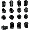 Piuliță pentru jantă 10MM X 1.25MM 16 buc. conică neagră ALTE 952-90BK Piuliță pentru jantă 10MM X 1.25MM 16 buc. conică neagră ALTE 952-90BK thumb